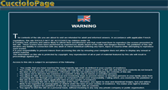Desktop Screenshot of cucciolopage.com