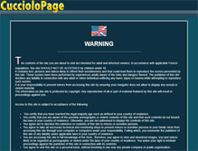 Tablet Screenshot of cucciolopage.com